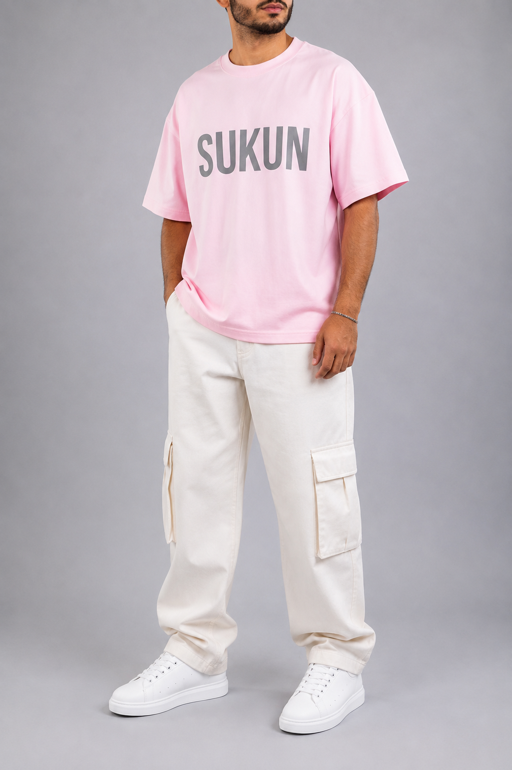 SUKUN Tee — Light Pink