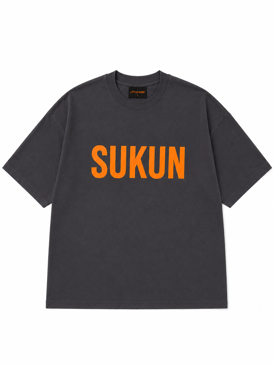 SUKUN Tee — Anthracite-Dark Grey