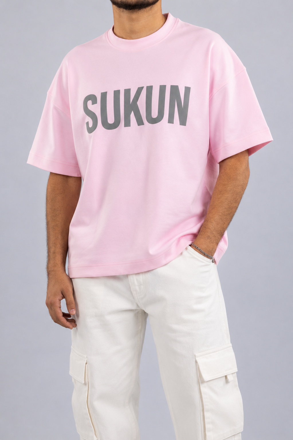 SUKUN Tee — Light Pink